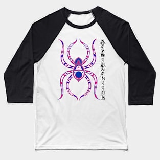 Asabikeshiinh (spider) Bisexual Pride Baseball T-Shirt